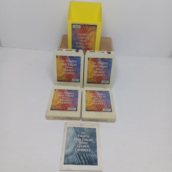 8-Track 4-Tape Set The Mighty Pipe Organ Plays Golden Favorites Readers Digest - Picture 1 of 7